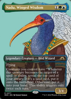Nadu, Winged Wisdom Modern Horizons 3 Profile Art
